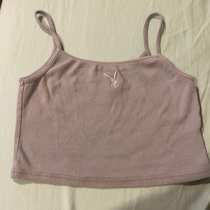 play boy crop cami